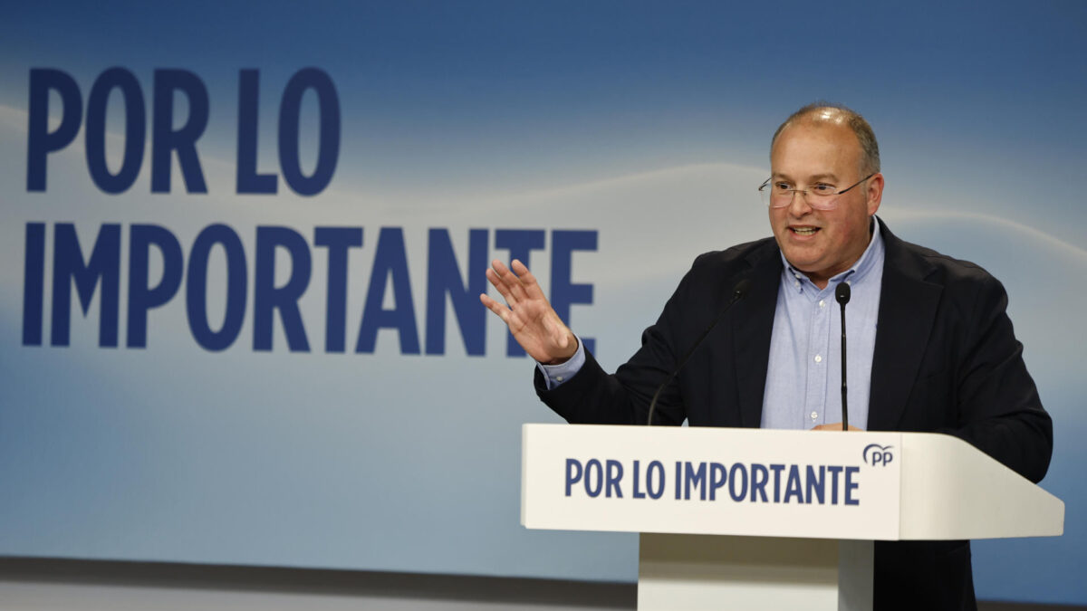 El secretario general del Partido Popular, Miguel Tellado