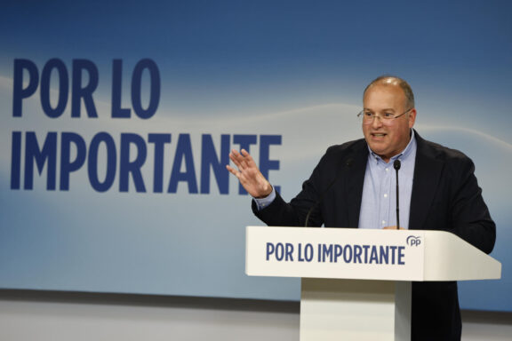 El secretario general del Partido Popular, Miguel Tellado