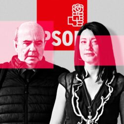 Gaspar Zarrías y Anabel Mateos.