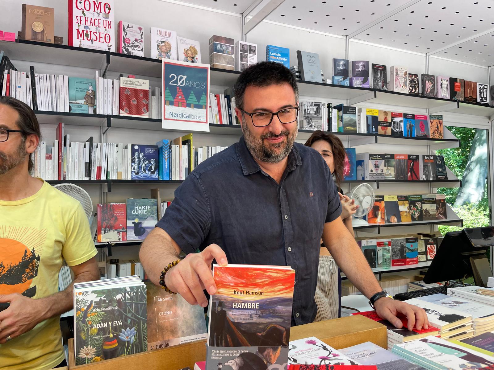 Diego Moreno, de Editorial Nórdica, había preparado varios títulos para la Reina, entre ellos 'Hambre', de Knut Hamsun