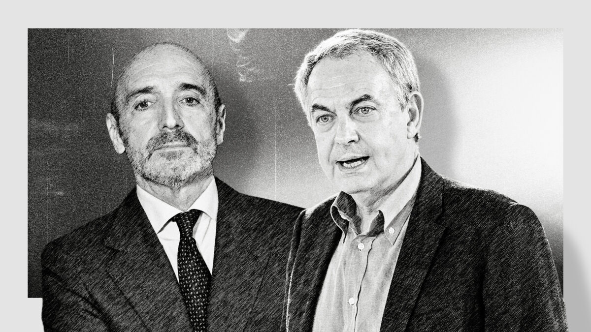 Julio Martínez Martínez y José Luis Rodríguez Zapatero.