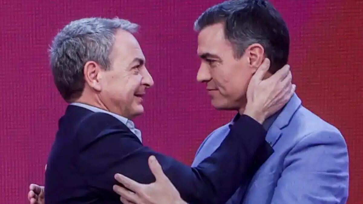 José Luis Rodríguez Zapatero y Pedro Sánchez.