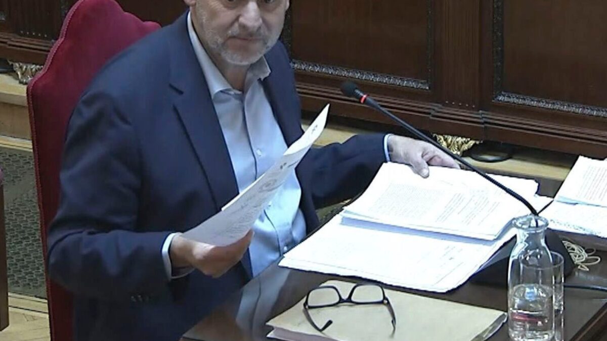 El exministro José Luis Ábalos durante su declaración