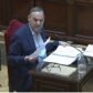 El exministro José Luis Ábalos durante su declaración, este lunes.