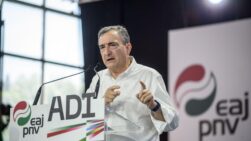 El presidente del PNV, Aitor Esteban.