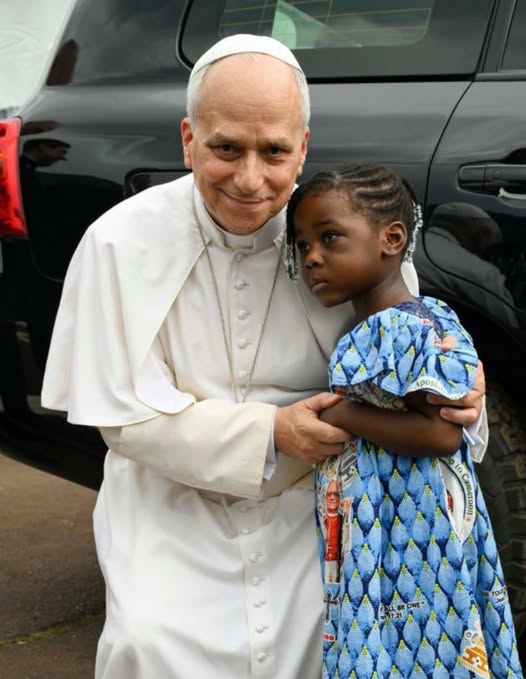 El Papa León XIV en su viaje a Camerún, en abril de 2026