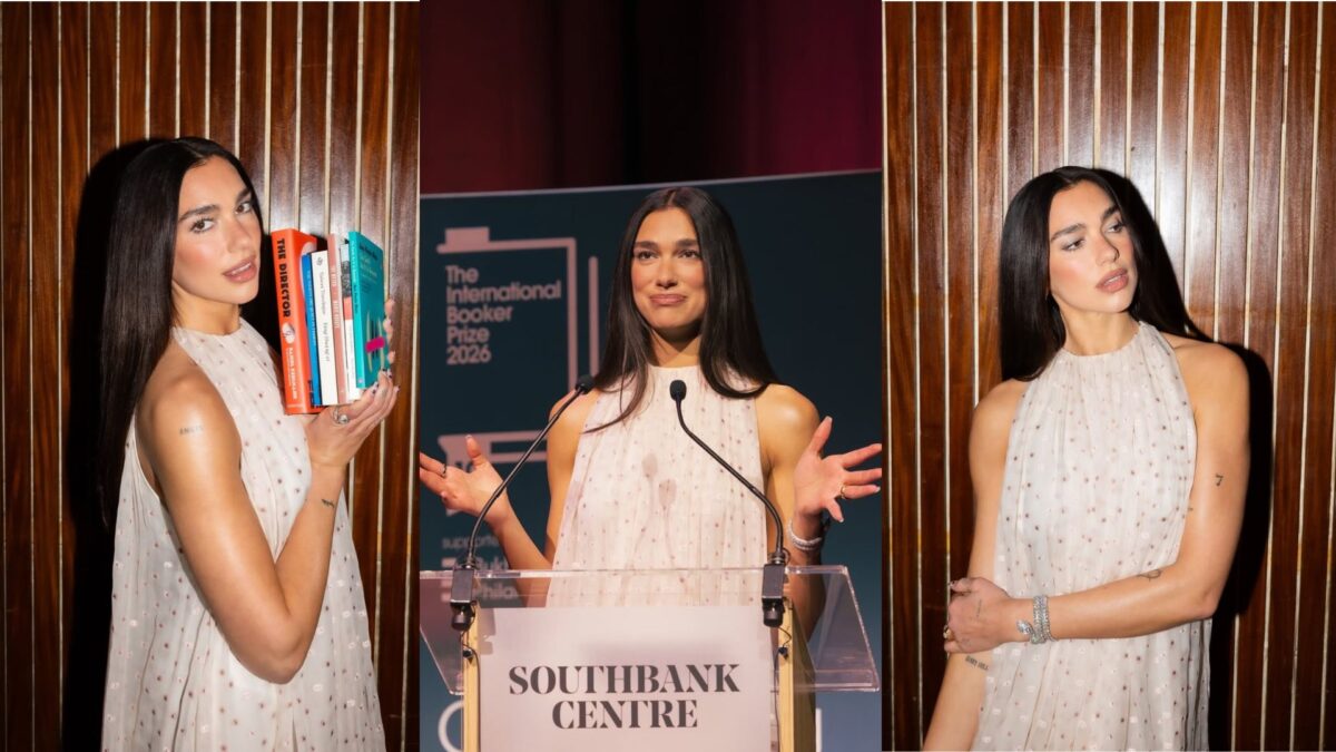 Dua Lipa defiende en el Booker Prize "la revolución silenciosa de los libros traducidos"