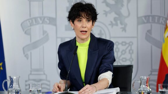 La ministra portavoz del Gobierno, Elma Saiz.