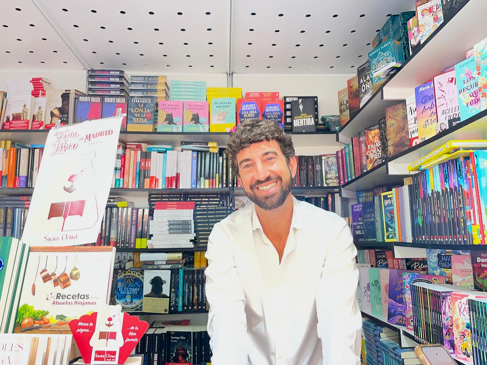 Diego Moreno, de la librería riojana Santos Ochoa