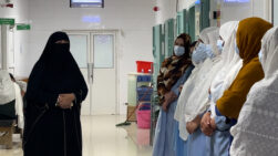 Maryam Saidy, MSF midwife activity manager in Khost maternity hospital, is responsible for a team of 150 people, comprising 105 midwives plus midwife supervisors and midwife aides. “I'm responsible to check that the patients and the midwives, the staff who are working under me, are in a safe environment, and that the patients are receiving quality of care and their own rights,” says Maryam.