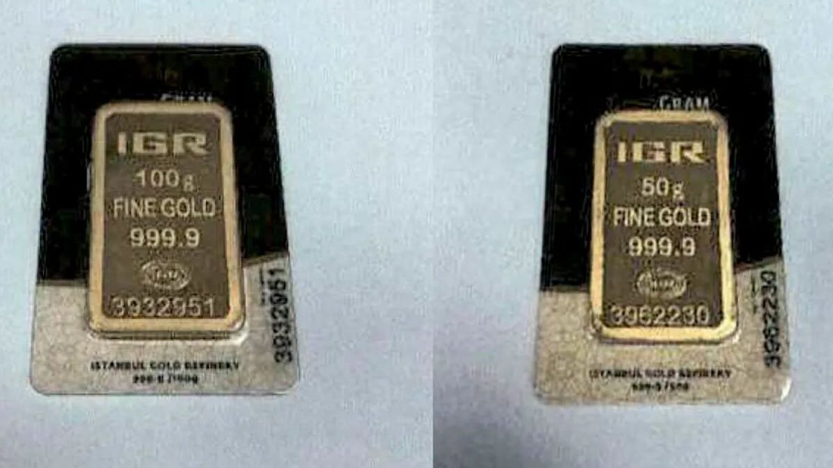 Lingotes de oro hallados en el domicilio del prestamista holandés Simon Verhoeven.