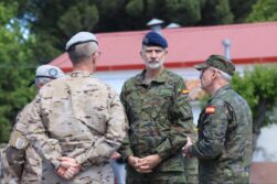 ​Su Majestad el Rey en su visita al Mando Conjunto del Ciberespacio