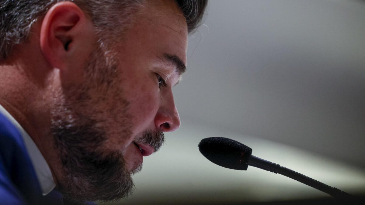MADRID, 20/05/2026.- El portavoz parlamentario de ERC, Gabriel Rufián, protagoniza un coloquio organizado por el Club Siglo XXI, este miércoles en Madrid. EFE/Daniel González