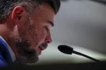 MADRID, 20/05/2026.- El portavoz parlamentario de ERC, Gabriel Rufián, protagoniza un coloquio organizado por el Club Siglo XXI, este miércoles en Madrid. EFE/Daniel González