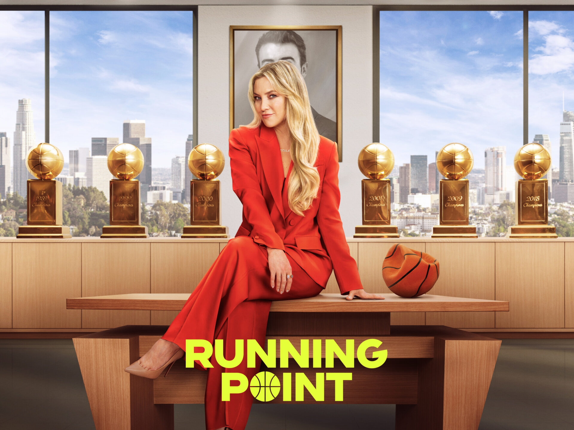 Poster de la serie 'Running point', protagonizada por Kate Hudson