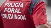 Agente de la Policía Foral de Navarra. EDUARDO SANZ - EUROPA PRESS
