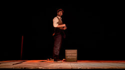 El actor Juan Diego Botto interpretando a Federico García Lorca