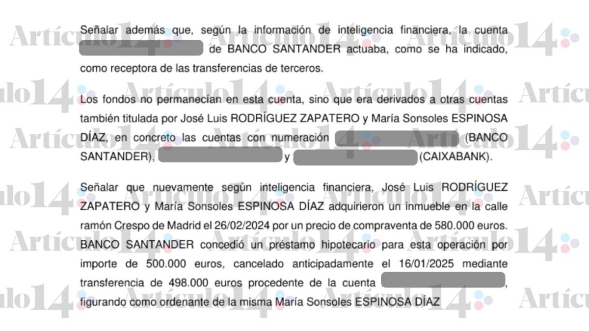 Parte del informa de la UDEF.