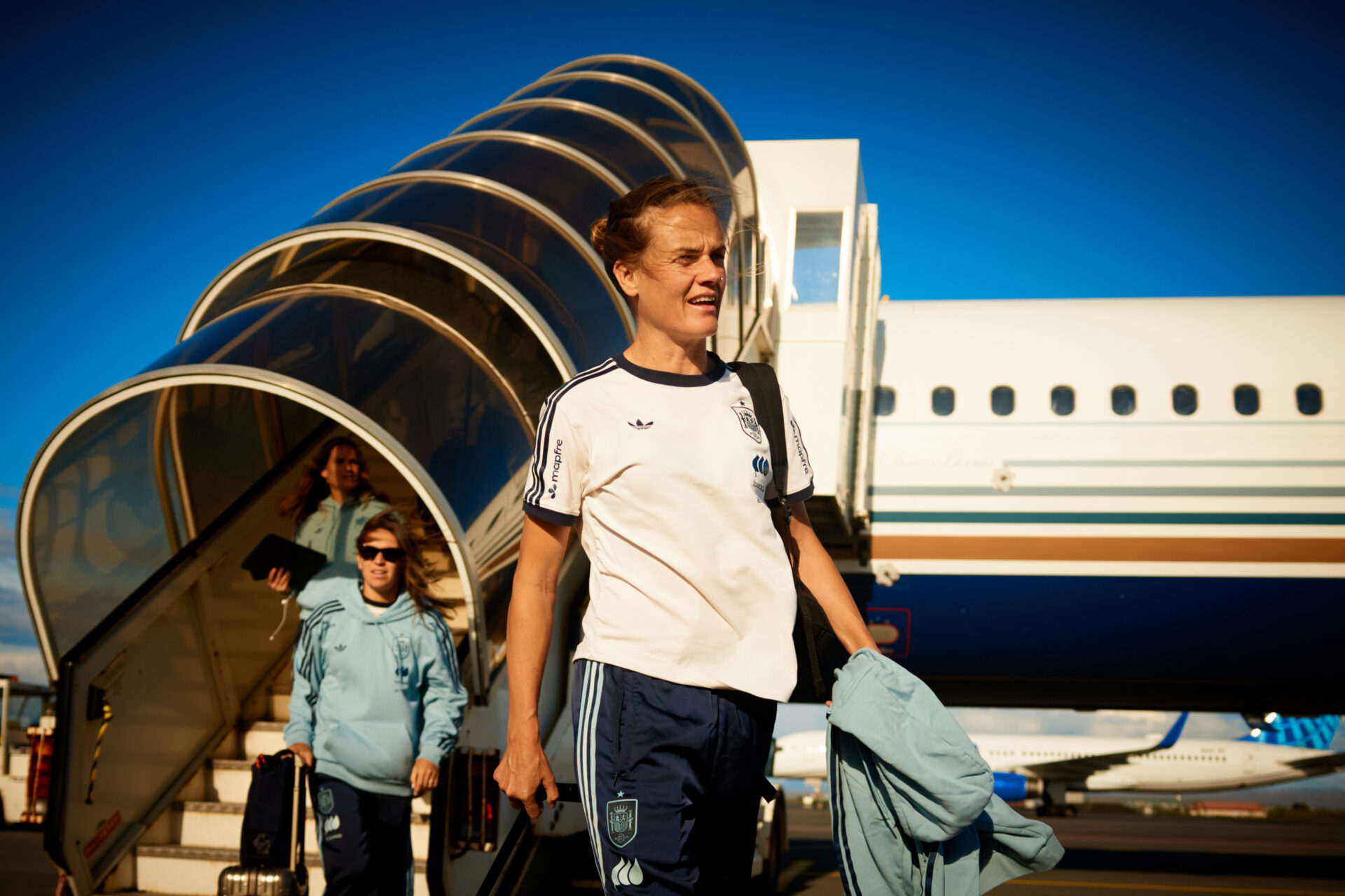 Irene Paredes llegando a Islandia