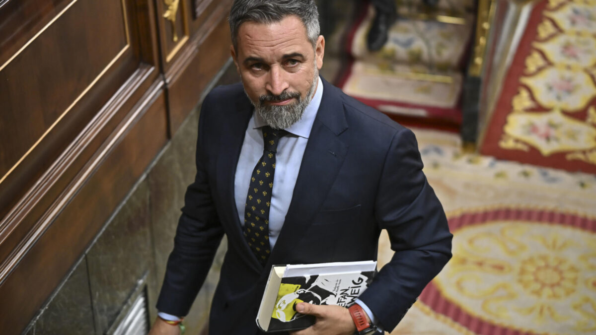 El presidente de Vox, Santiago Abascal