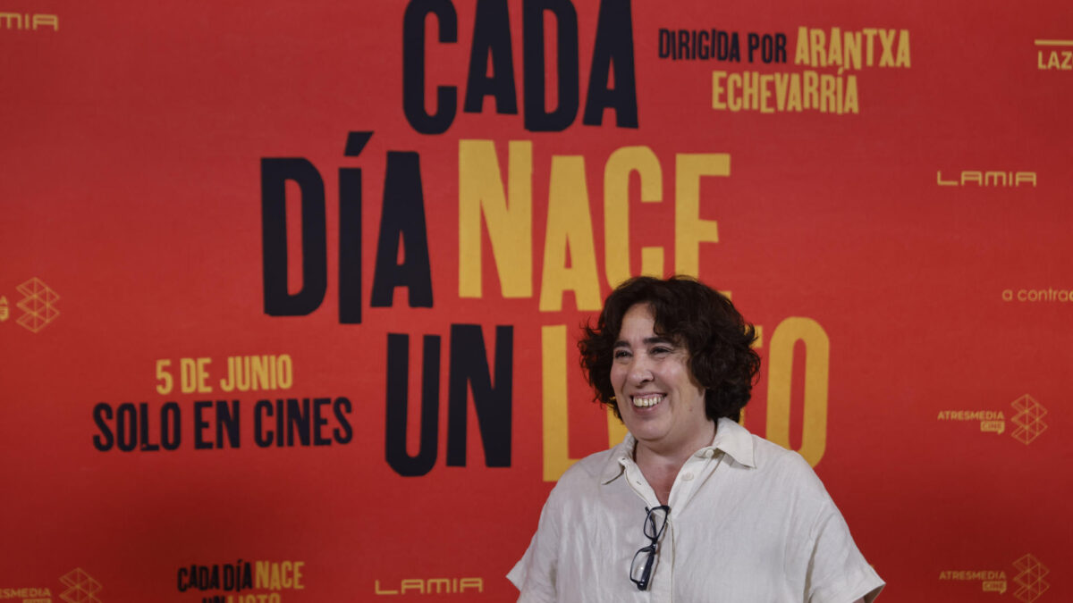 MADRID, 28/05/2026.- La directora Arantxa Echevarría posa en la presentación de su película Cada día nace un listo, este miércoles en Madrid. EFE/ Marcos Villaoslada