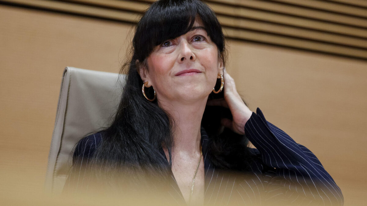 MADRID, 09/06/2026.- La presidenta de la Sociedad Estatal de Participaciones Industriales (SEPI), Belén Gualda, comparece en la Comisión Mixta (Congreso y Senado) de Seguridad Nacional. EFE/ Daniel Gonzalez
