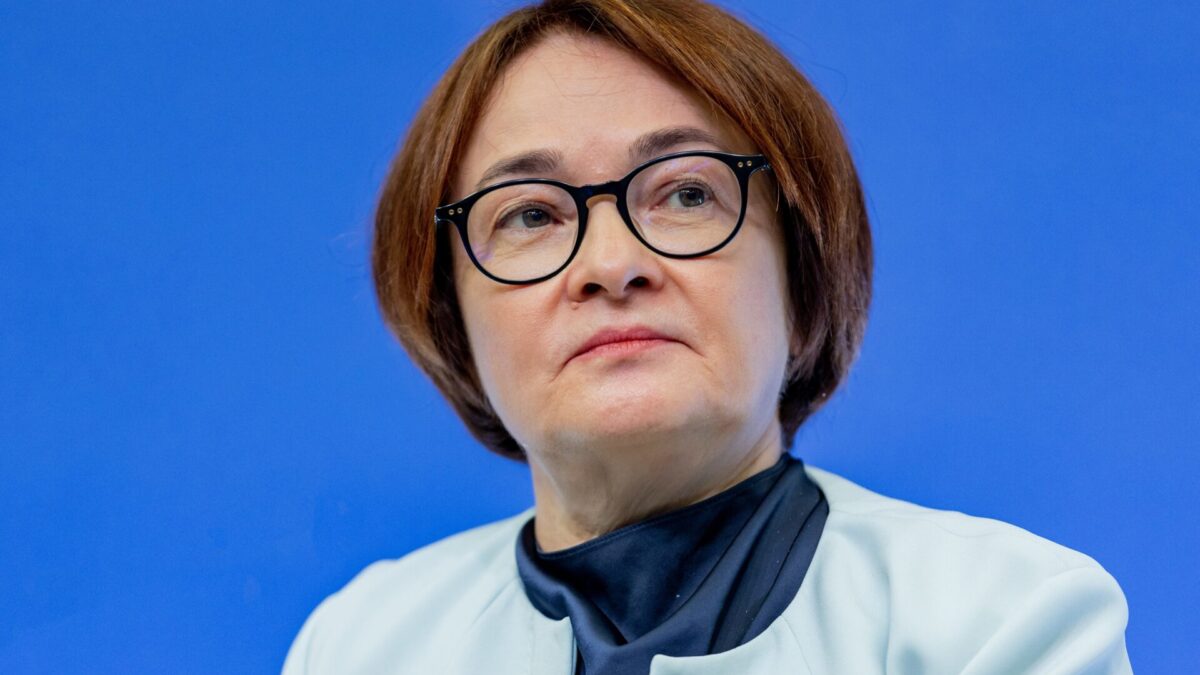 Elvira Nabiullina, la presidenta del Banco Central de Rusia.