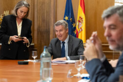 El presidente del PP, Alberto Núñez Feijóo, preside la reunión del Comité de Dirección del partido