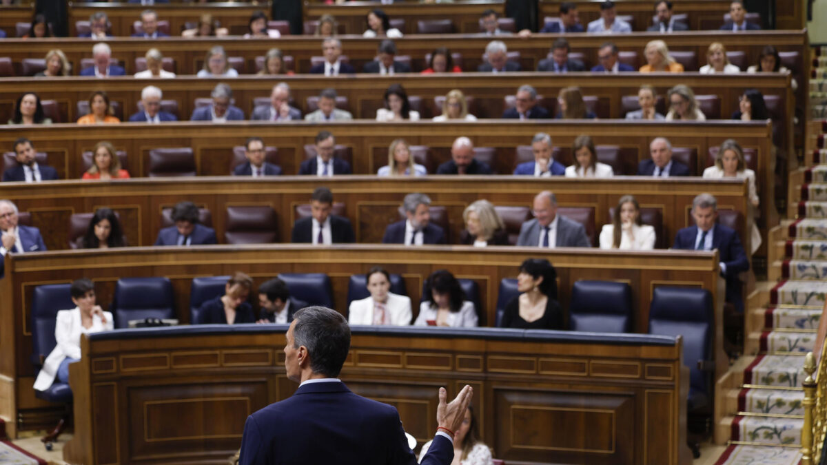 El presidente del Gobierno, Pedro Sánchez