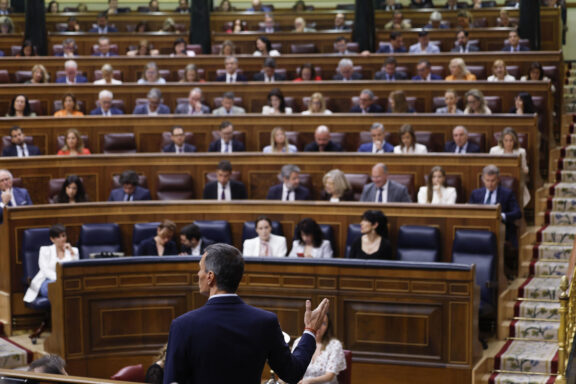 El presidente del Gobierno, Pedro Sánchez