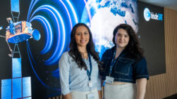 Rocío Varela e Itxasco Sánchez, Ingenieras de Hisdesat.