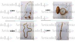Las joyas halladas en la caja fuerte de Zapatero