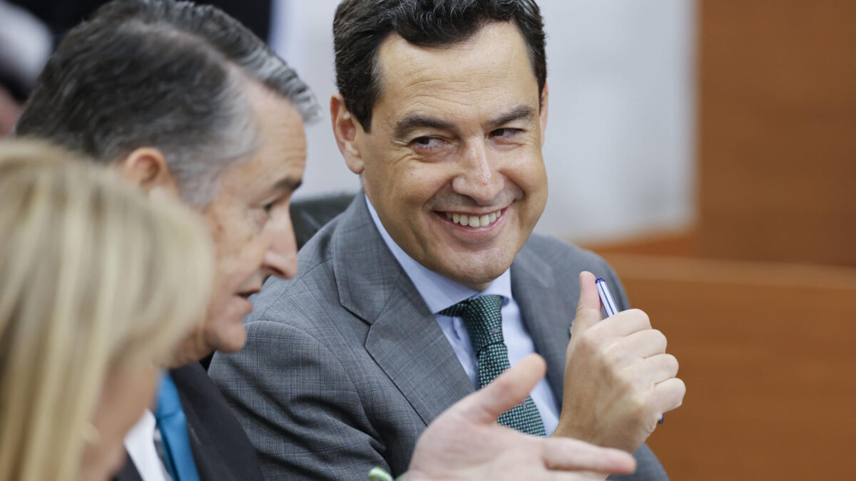 El líder del PP andaluz, Juanma Moreno