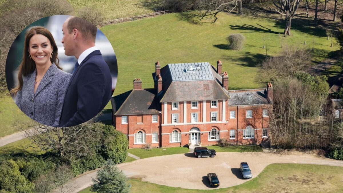 Forest Lodge es la residencia principal del príncipe Guillermo y Kate Middleton.