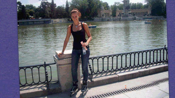 Leticia, en varias imágenes junto a sus padres