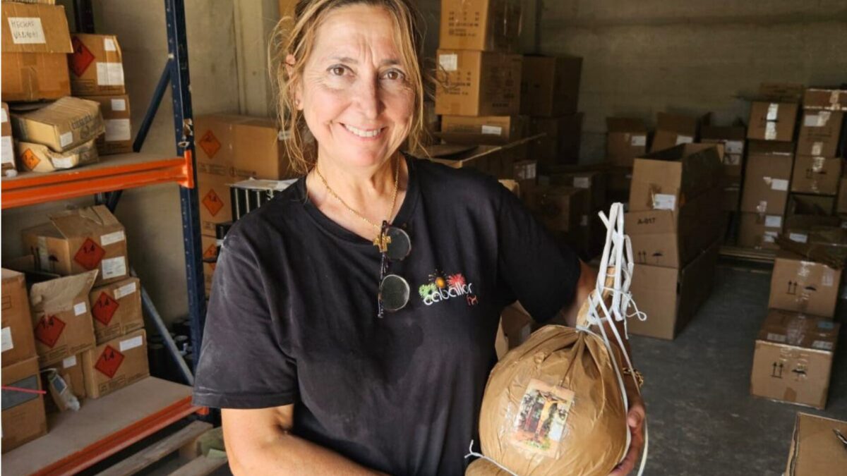María José Lora Zamorano, gerente de Pirotecnia.