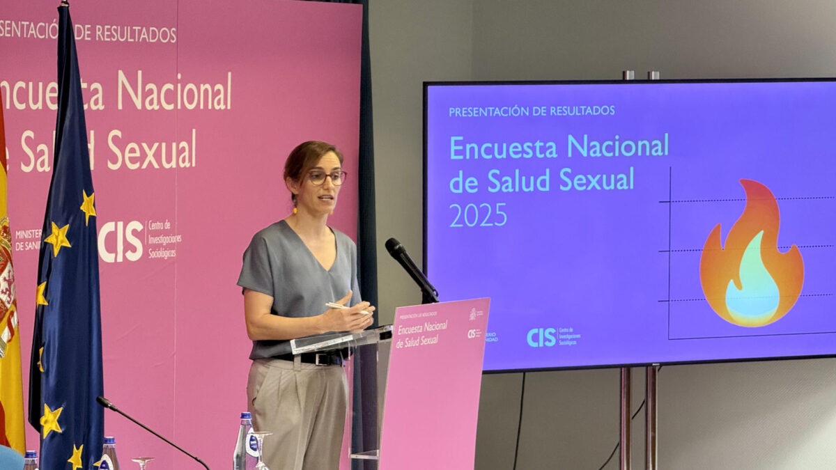 MADRID, 18/06/2026.- La ministra de Sanidad, Mónica García, presenta la 'Encuesta Nacional de Salud Sexual', este jueves, en Madrid. EFE/Ministerio de Sanidad SOLO USO EDITORIAL/SOLO DISPONIBLE PARA ILUSTRAR LA NOTICIA QUE ACOMPAÑA (CRÉDITO OBLIGATORIO)