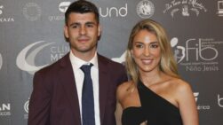 Morata y Alice Campello.