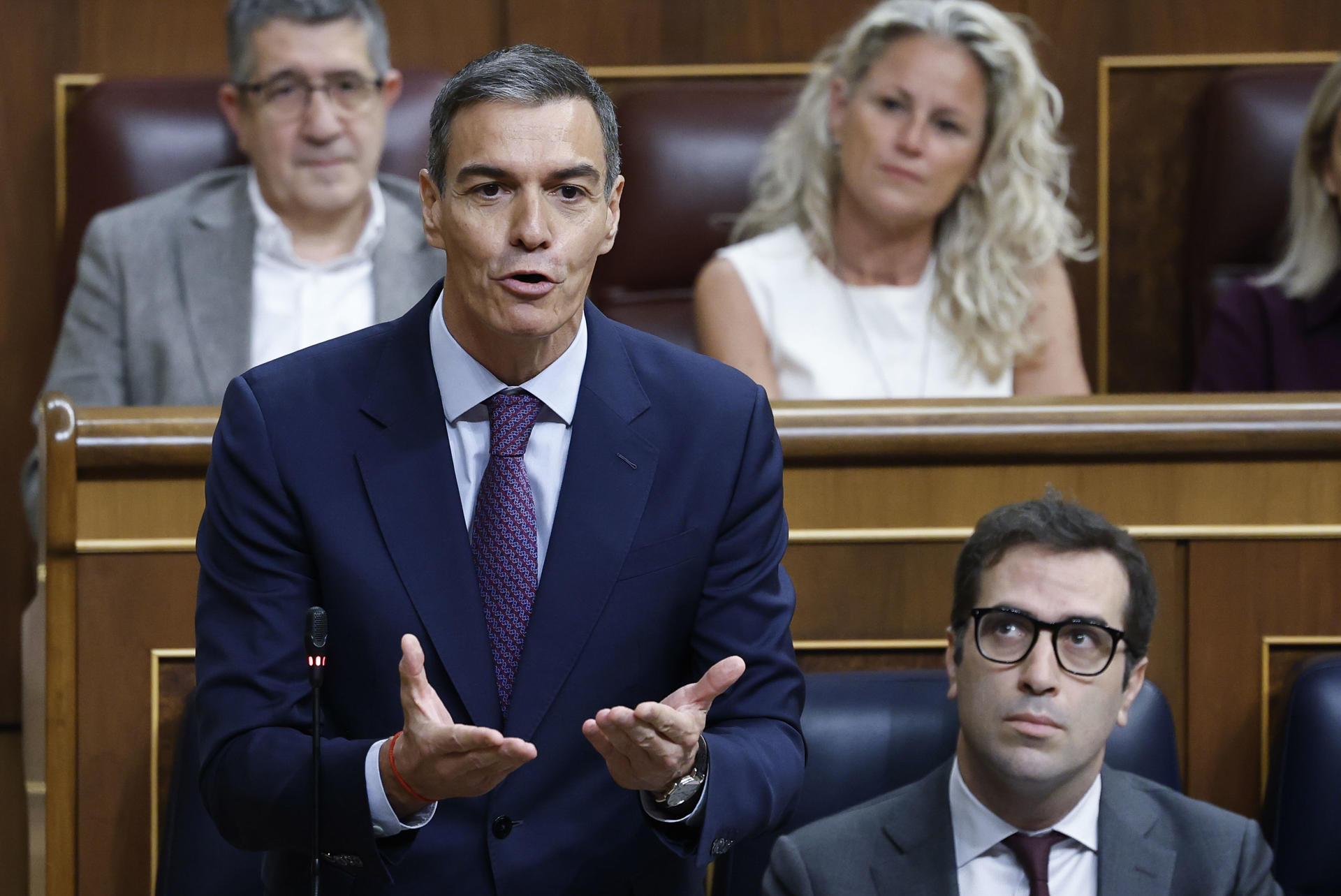 El presidente del Gobierno, Pedro Sánchez