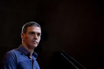 MADRID, 31/05/2026.- El presidente del Gobierno y secretario general del PSOE, Pedro Sánchez, durante su participación en la clausura del 27ª Congreso de JSE, este domingo en Madrid. EFE/Daniel González