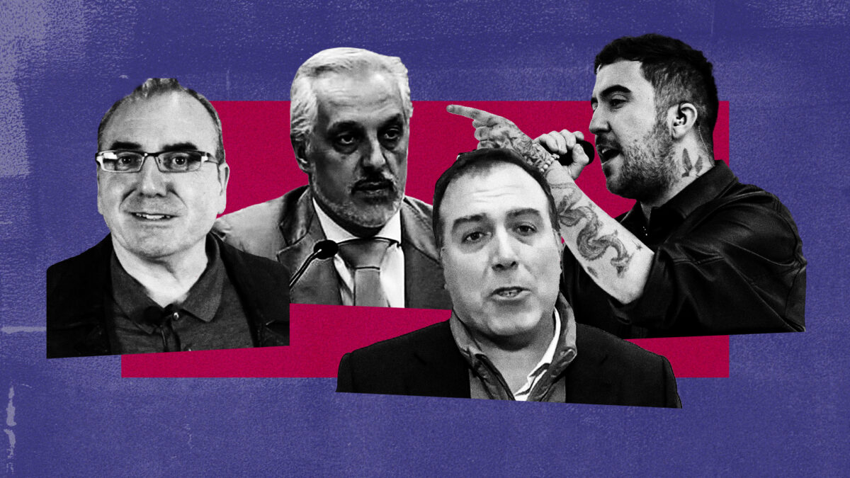 Xavier Atance, Alejandro Pérez Sota, Beret y Gustavo Fuentes