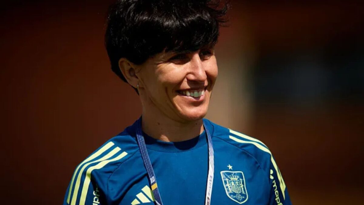 Sonia Bermúdez, en la previa del España Inglaterra