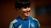 Sonia Bermúdez, en la previa del España Inglaterra