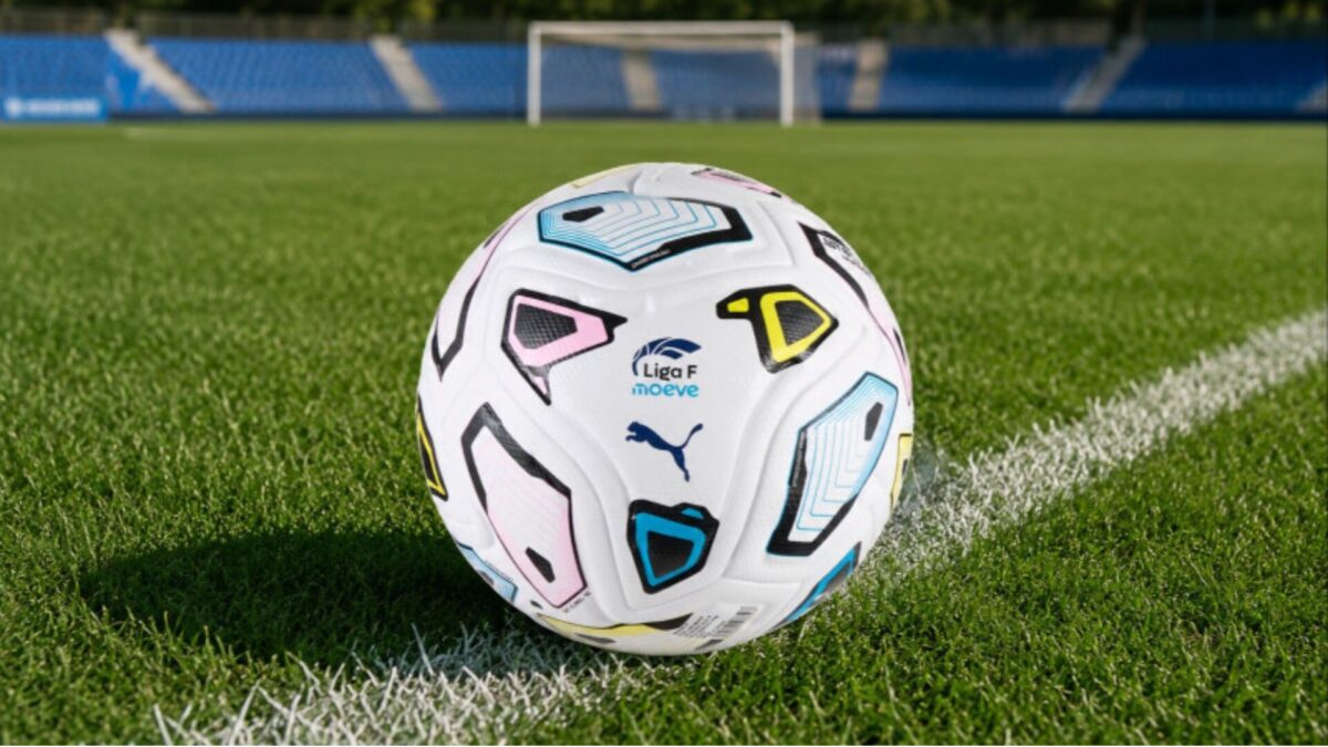 La imagen del balón oficial de Liga F para la temporada 2026/2027.