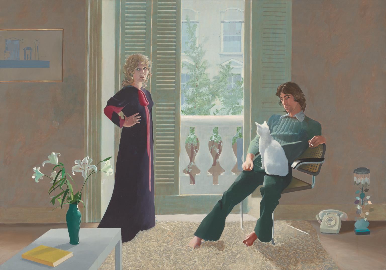 Mr and Mrs, (date), (artist name). Tate, (provenance)