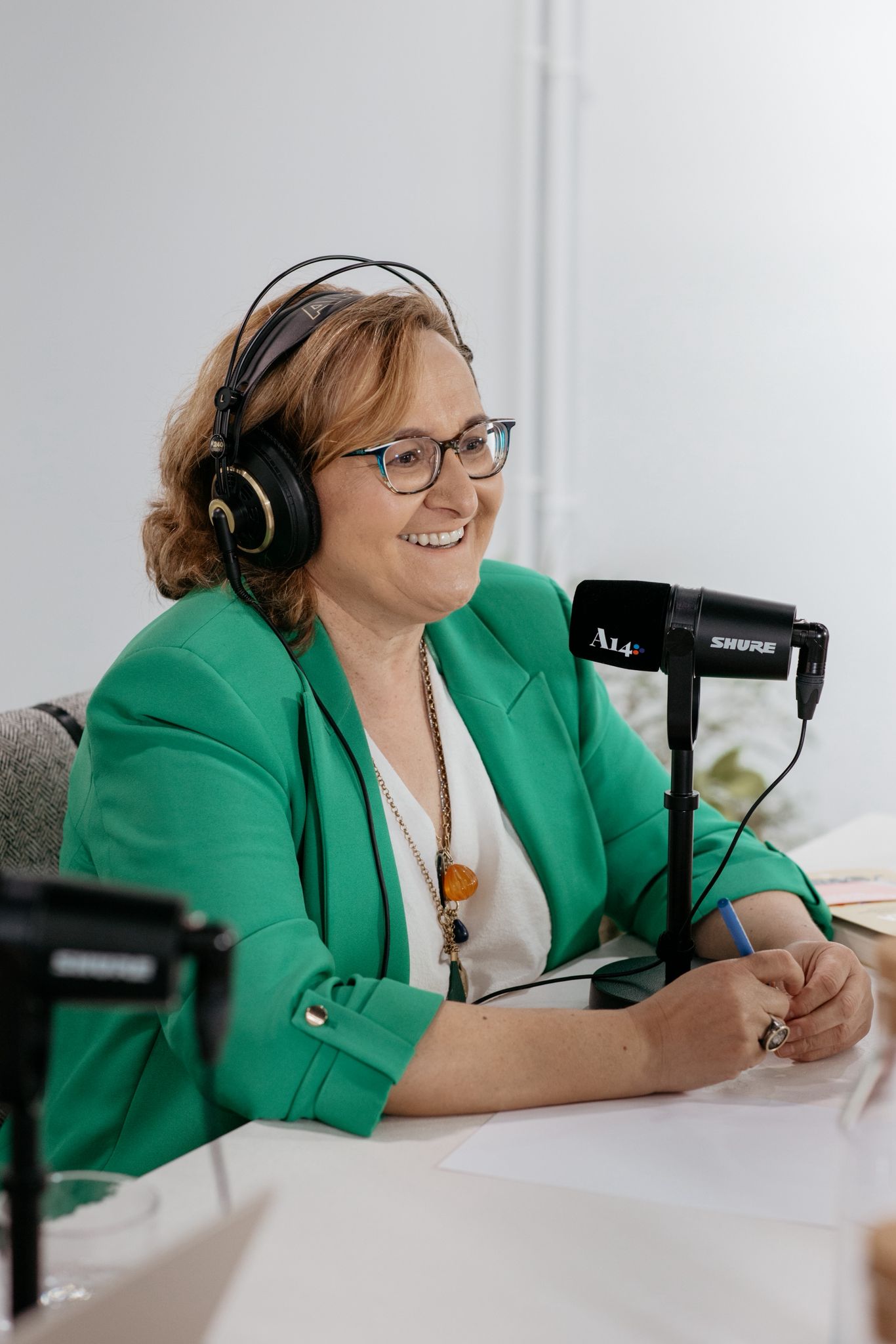 María Dabán, en las oficinas de Artículo14
