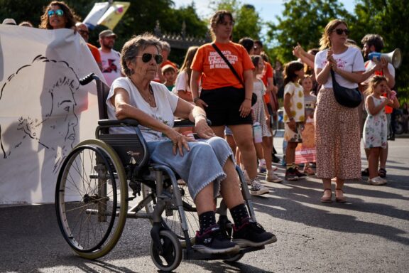 Maricarmen de 87 años ha conseguido paralizar su desahucio.