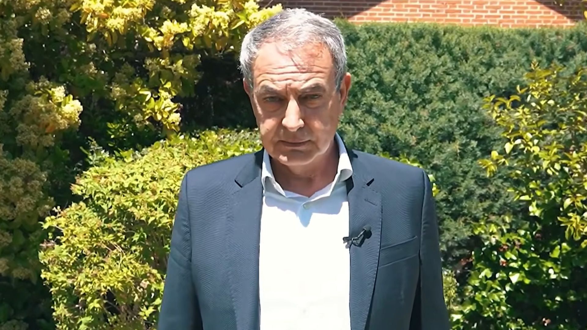 Zapatero en el vídeo grabado el 19 de mayo de 2026.