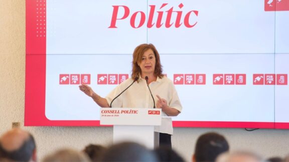 La presidente del Congreso y secretaria general del PSOE balear, Francina Armengol.