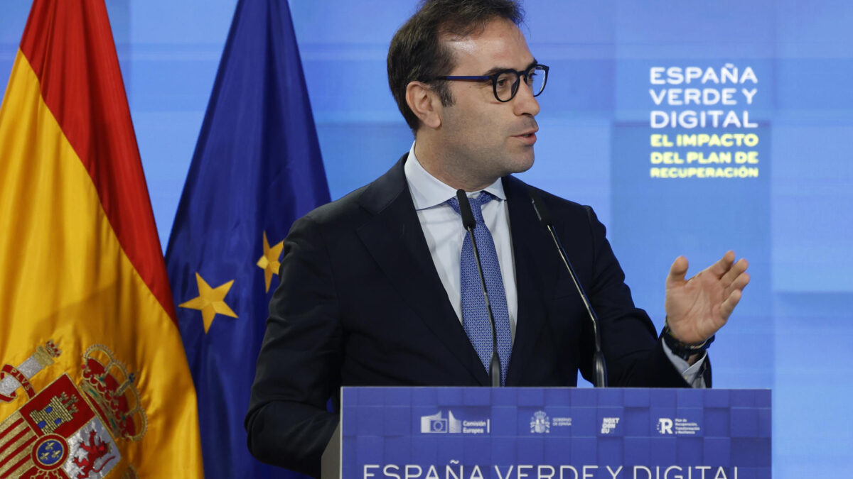 MADRID, 22/06/2026.- El ministro de Economía y vicepresidente del Gobierno, Carlos Cuerpo, interviene en un acto sobre el impacto que el Plan de Recuperación ha supuesto para la economía española, este lunes en Madrid. EFE/J.J. Guillén